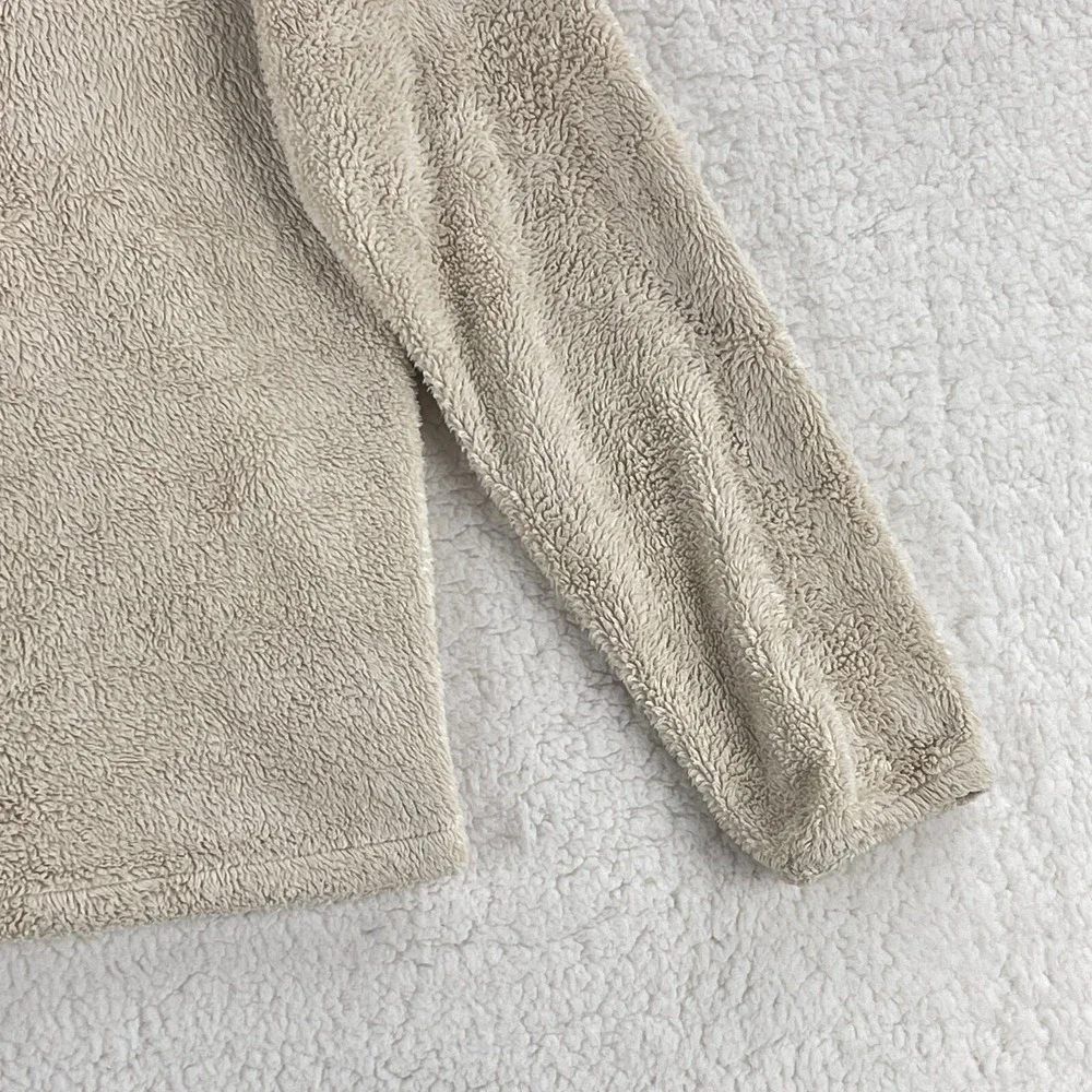 The North Face Ivory Oso‎ 1/4 Snap Pullover Sweater Youth Girls LS Size XL
